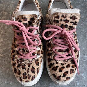 Diemme Marostica Leopard print Calf Hair Sneakers In Animal